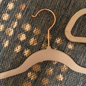Storage & Organization - Velvet rose gold hangers Storage & Organization - Velvet rose gold hangers